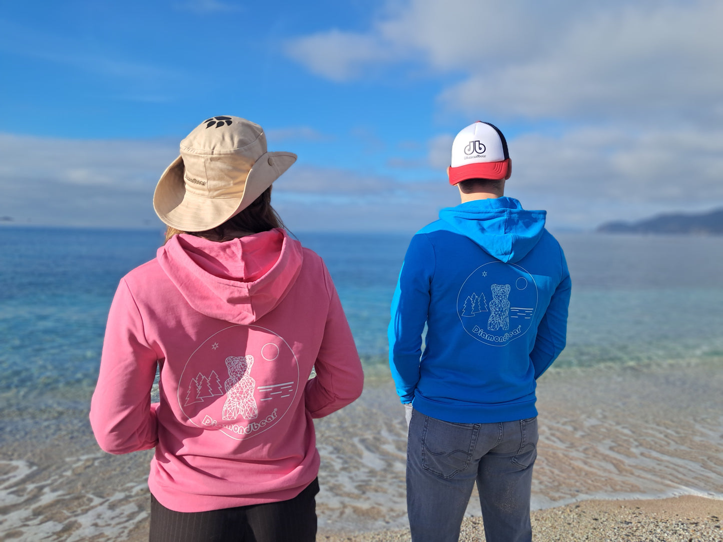 HOODIE Femme Hawaiian Blue