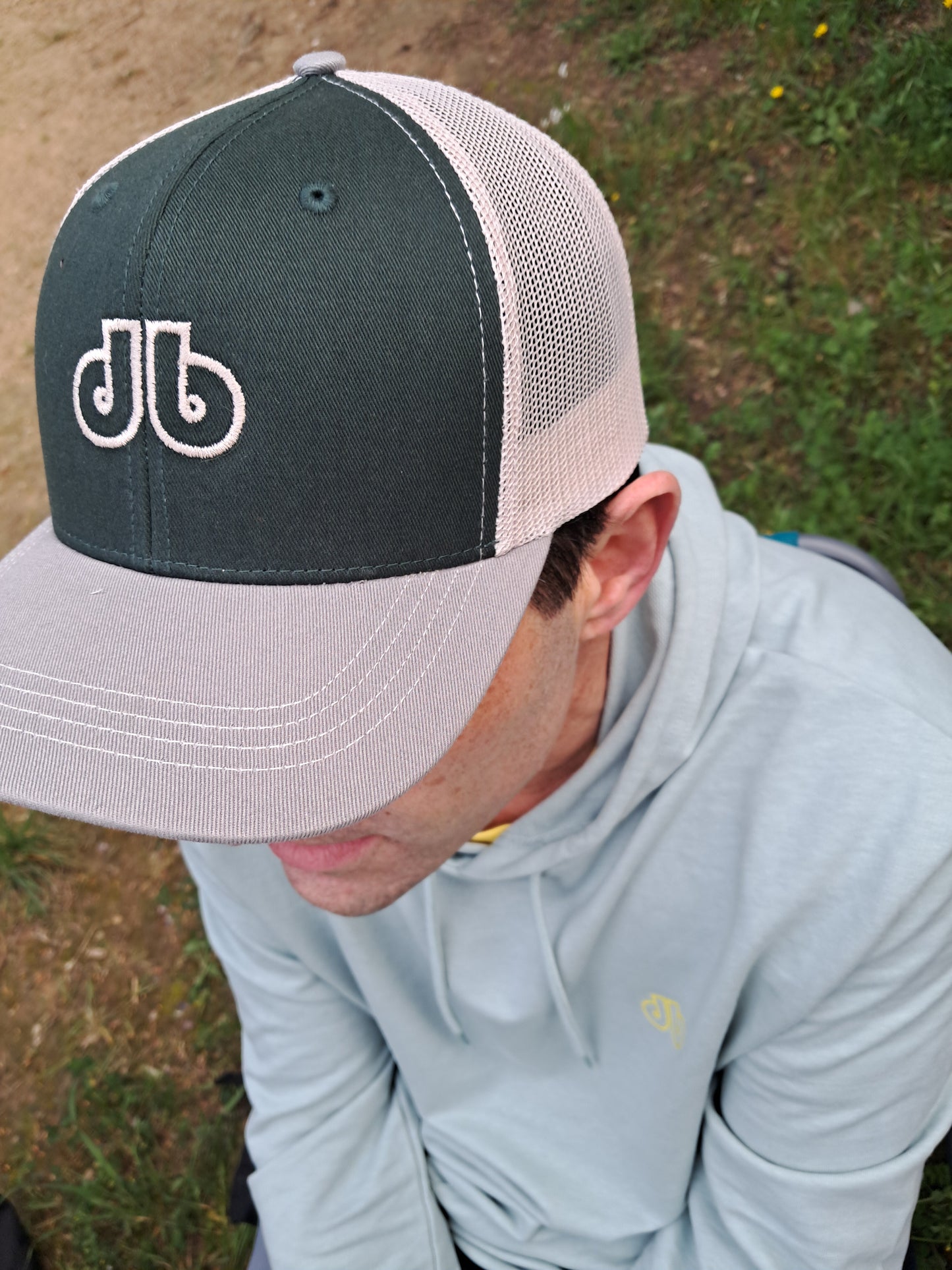 CAP Trucker Bottle Green/Grey/Stone