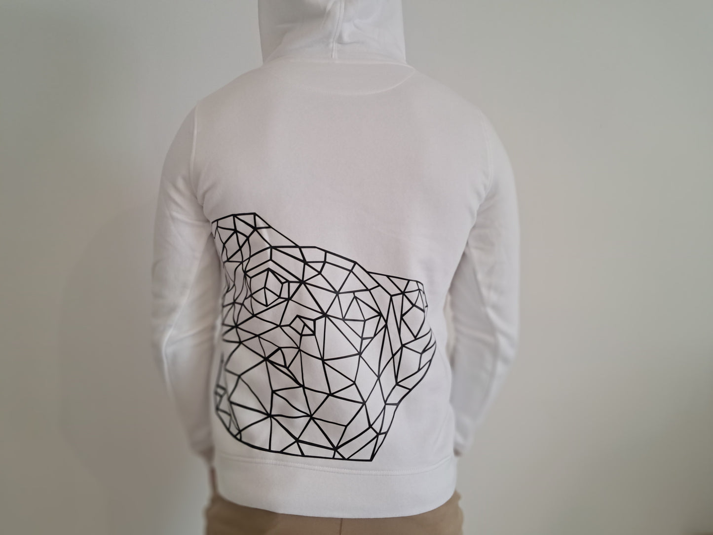 Men's White Hoodie