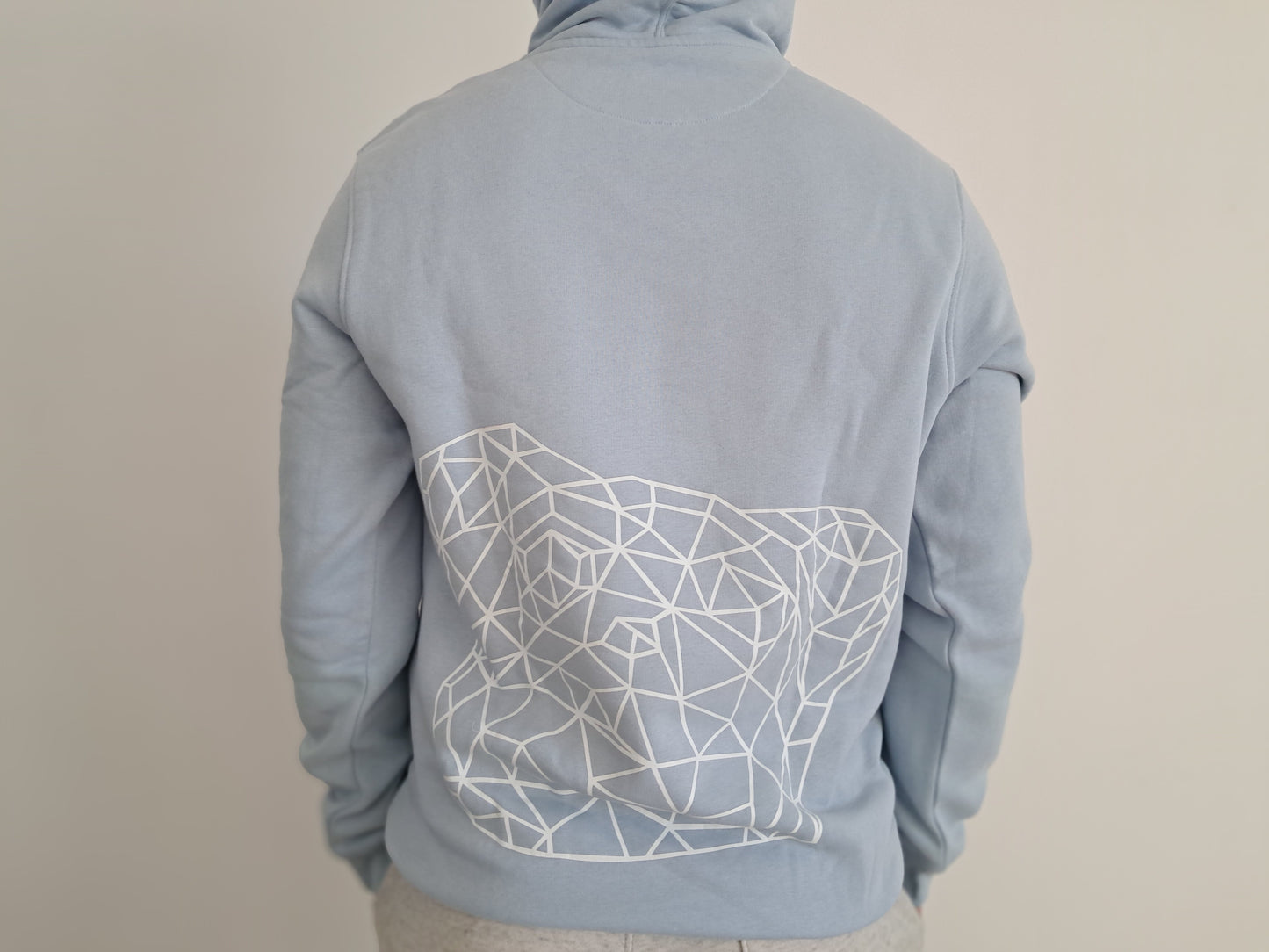 Men's Hoodie Blue Fog