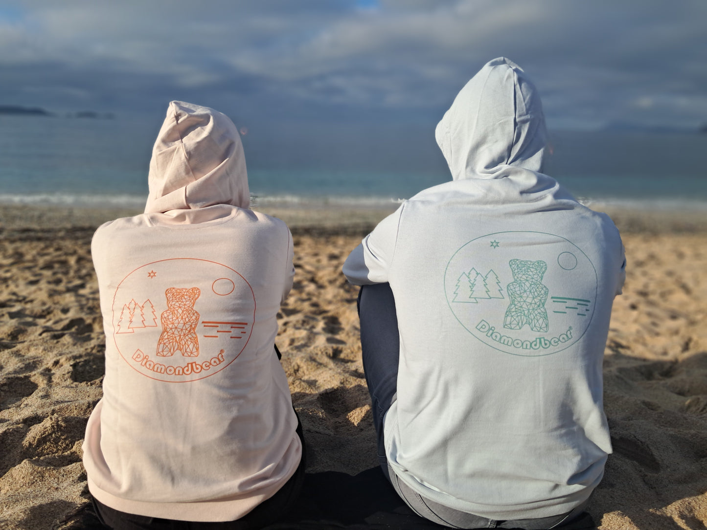 HOODIE Femme Nude/Orange