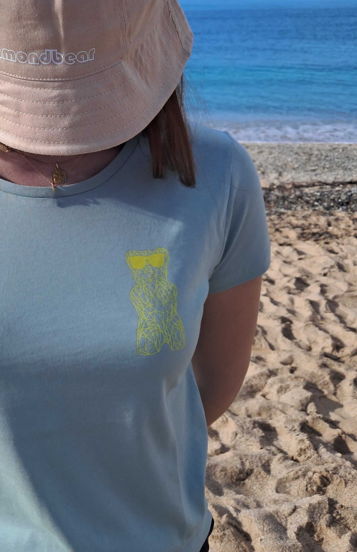 T-SHIRT Classic Femme Sage/Yellow