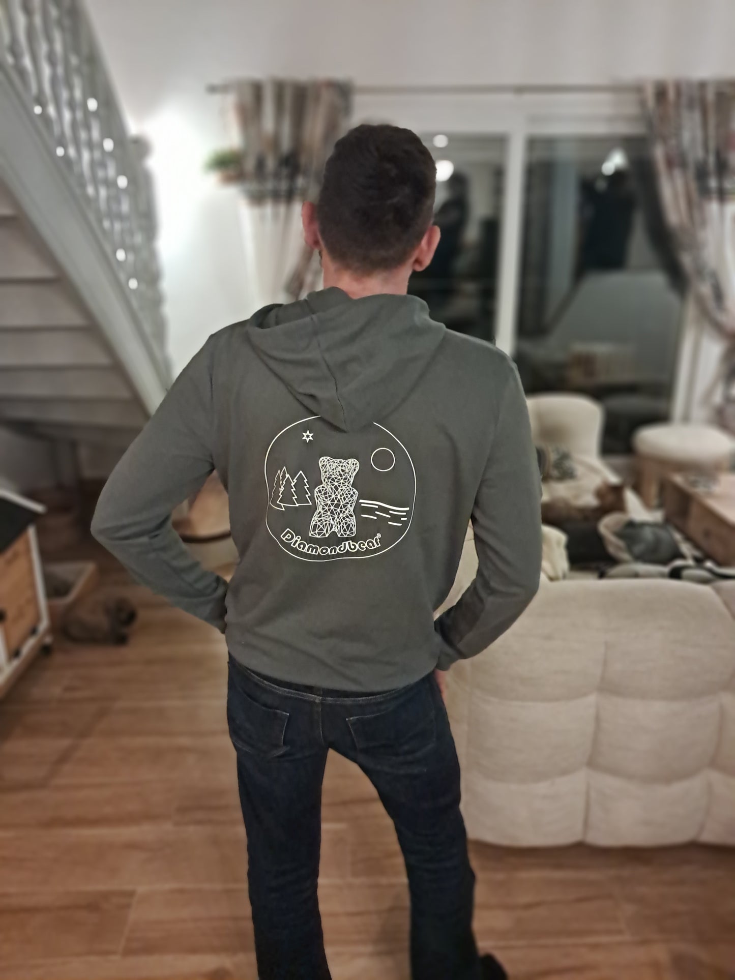 Milenial Khaki Men's Hoodie