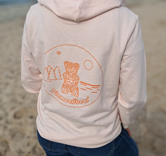 HOODIE Femme Nude/Orange
