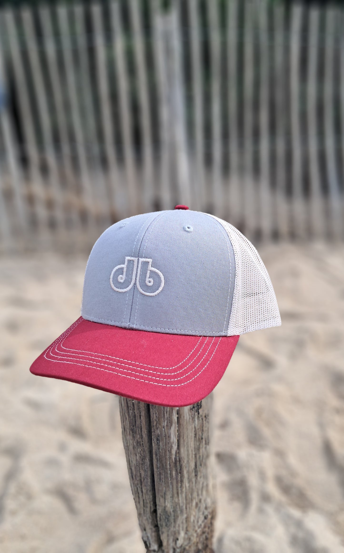 Trucker Cap Cardinal/Grey/Stone