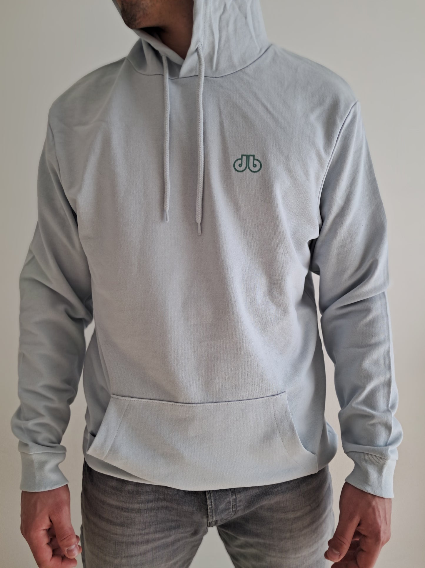Men's Hoodie Pure Sky/ Green