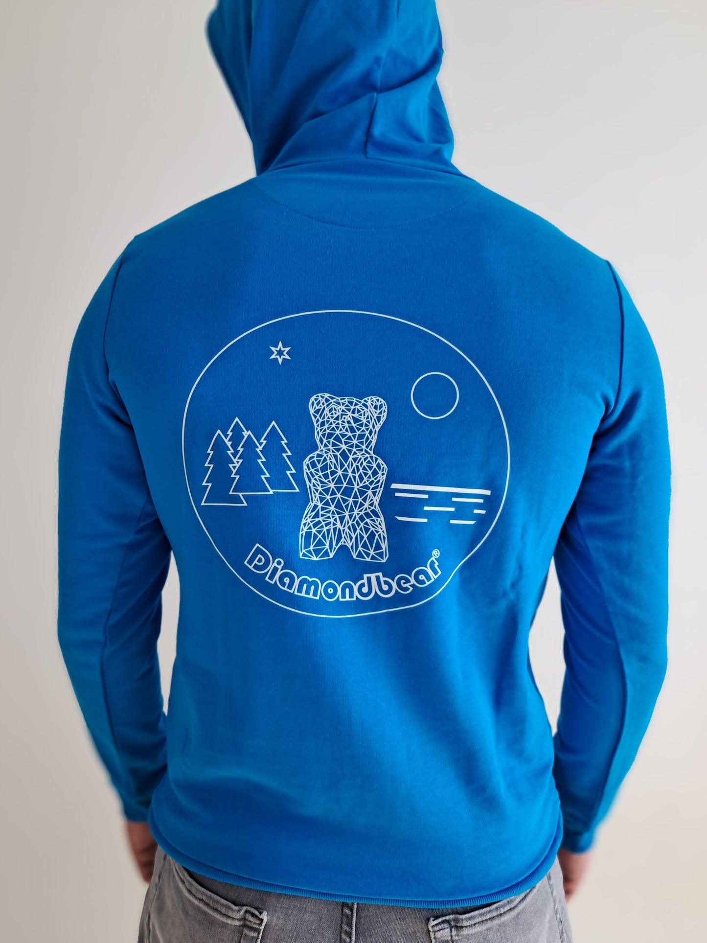 Men's Hoodie Hawaiian Blue