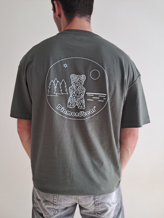 T-SHIRT Oversize Homme Beetle Green