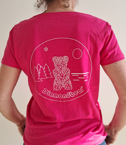 T-SHIRT Classic Femme Magenta Pink