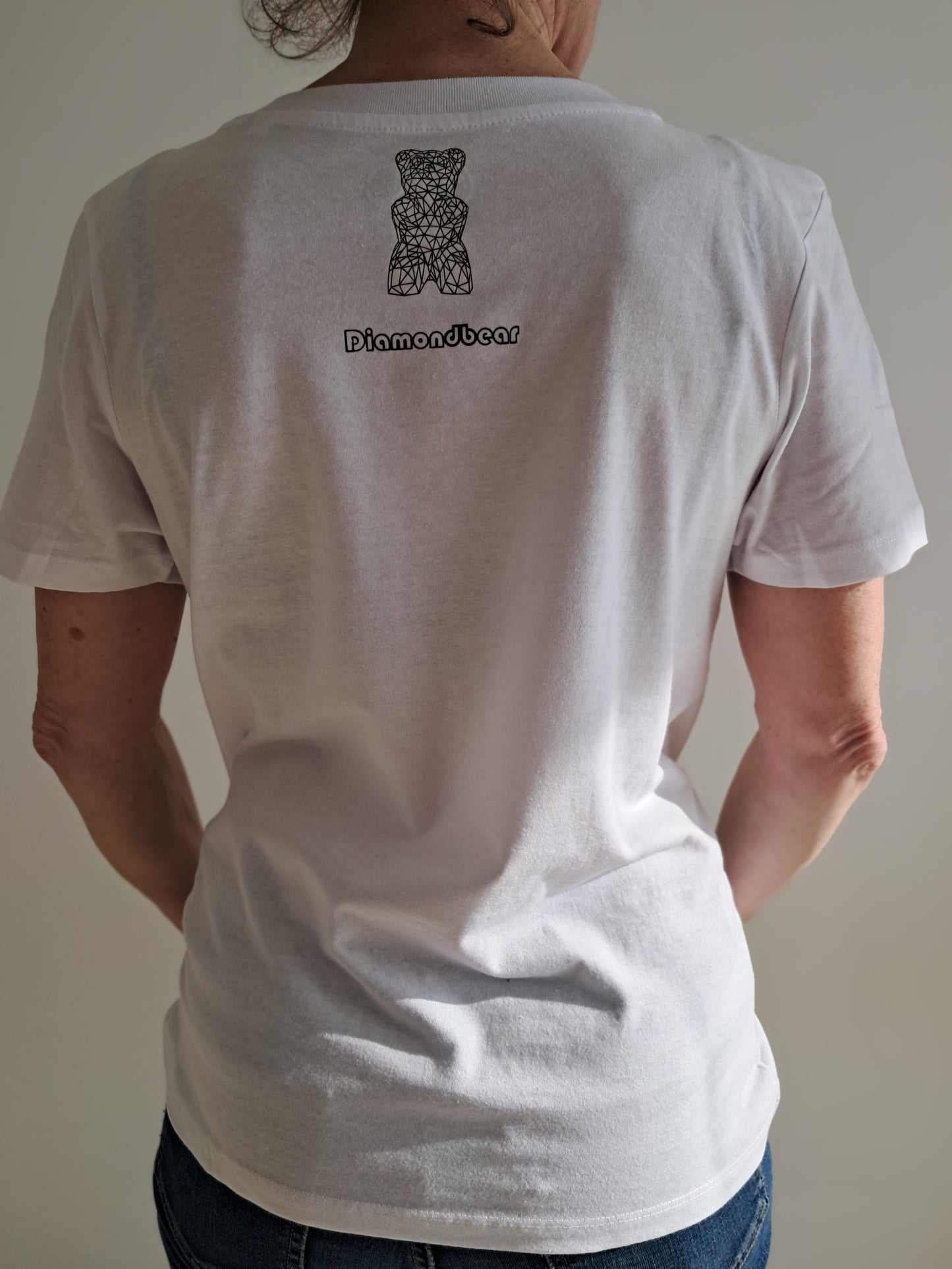 T-SHIRT col en V Femme Black