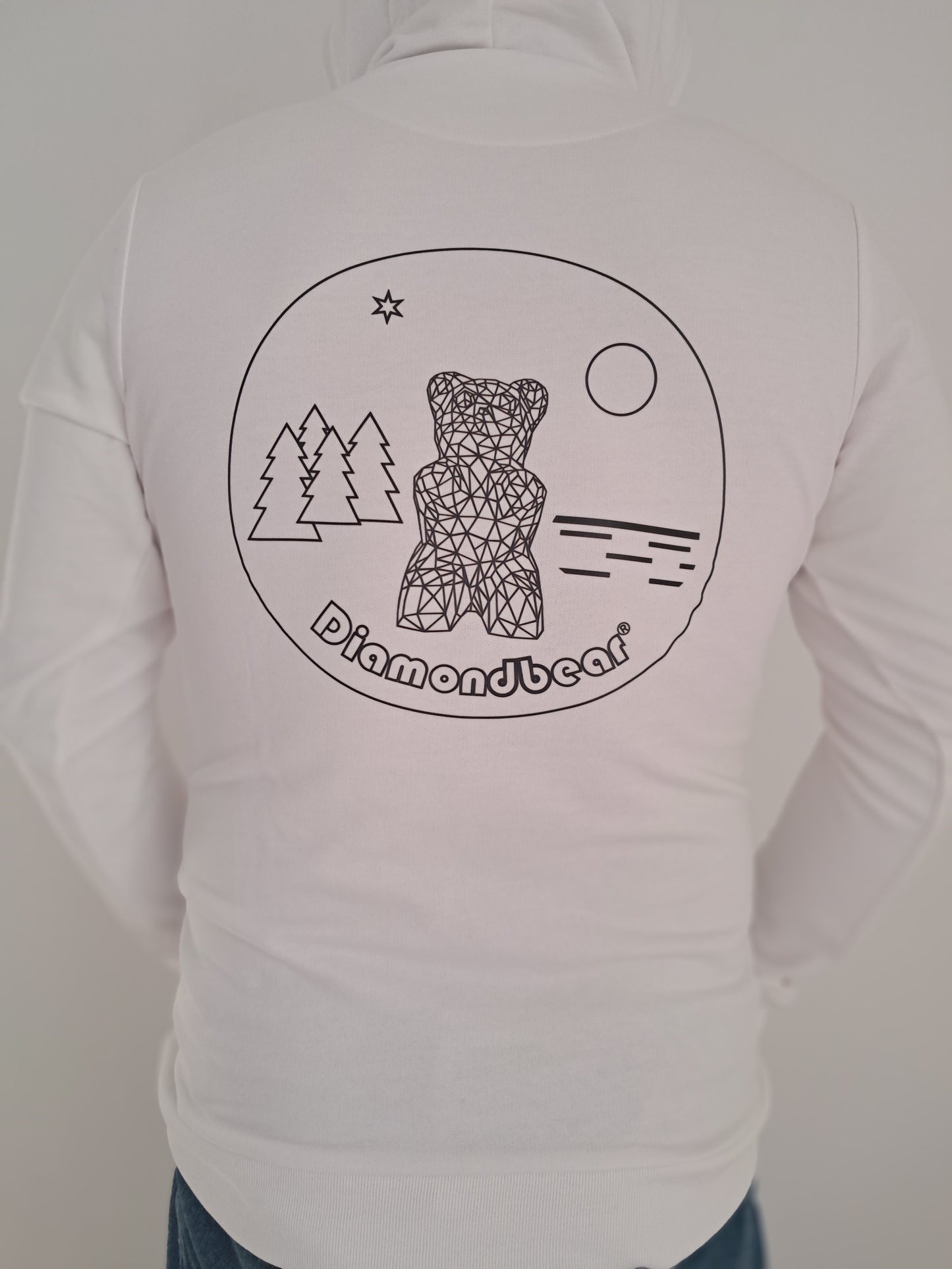 Men's White Hoodie