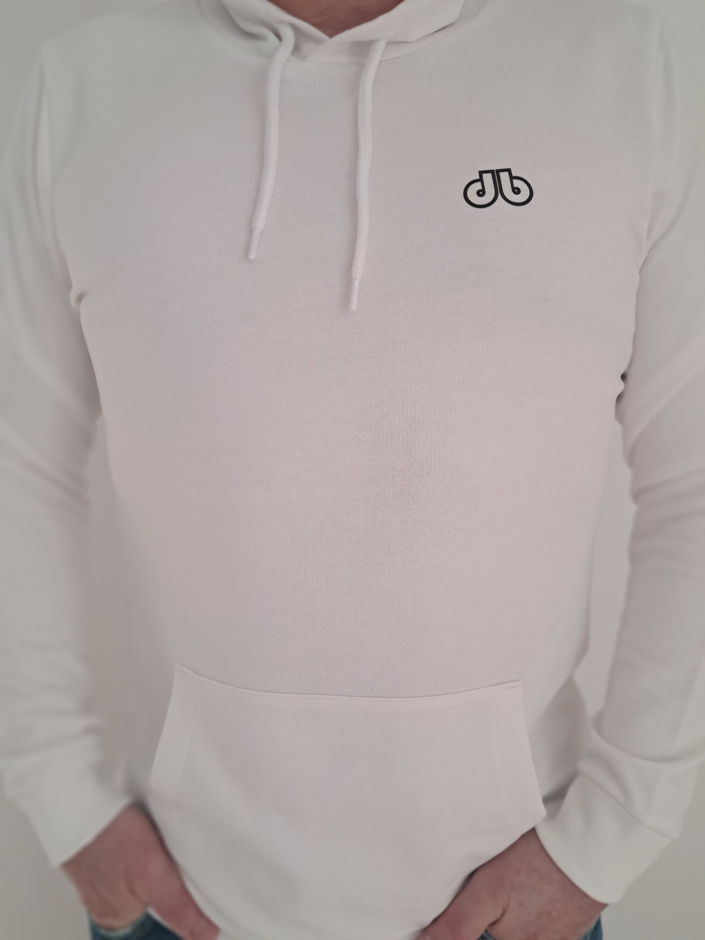 Men's White Hoodie