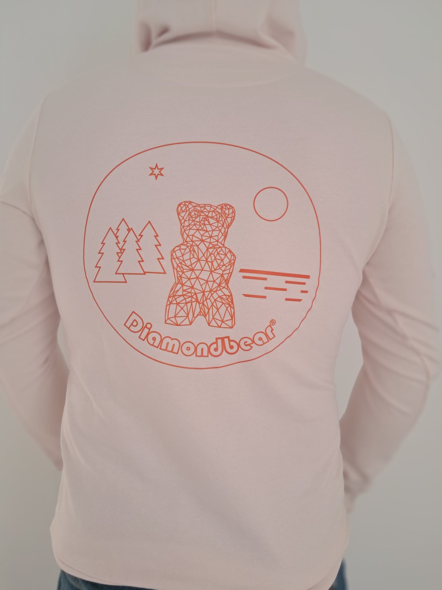 Men's Hoodie Nude/Orange