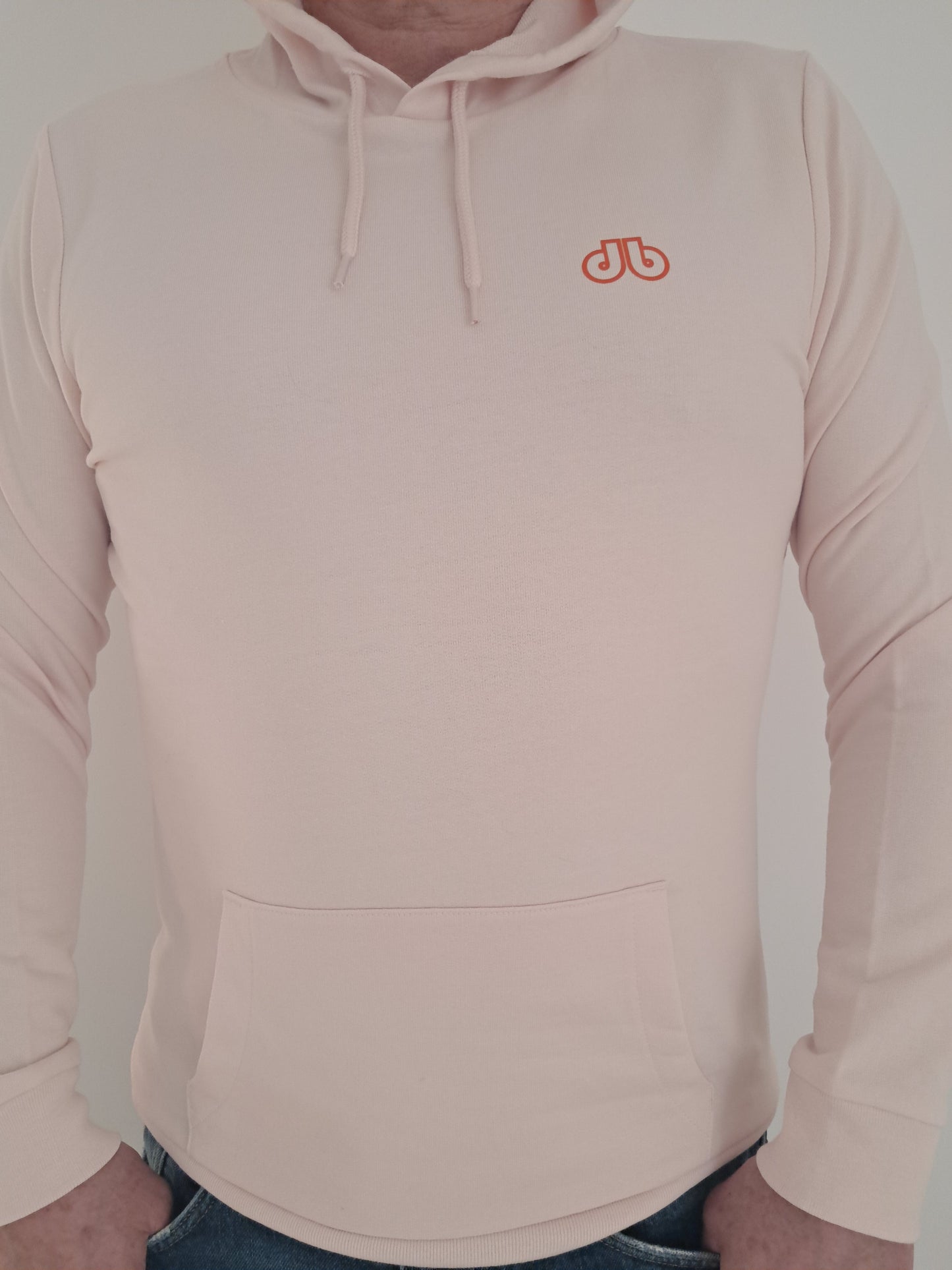 Men's Hoodie Nude/Orange