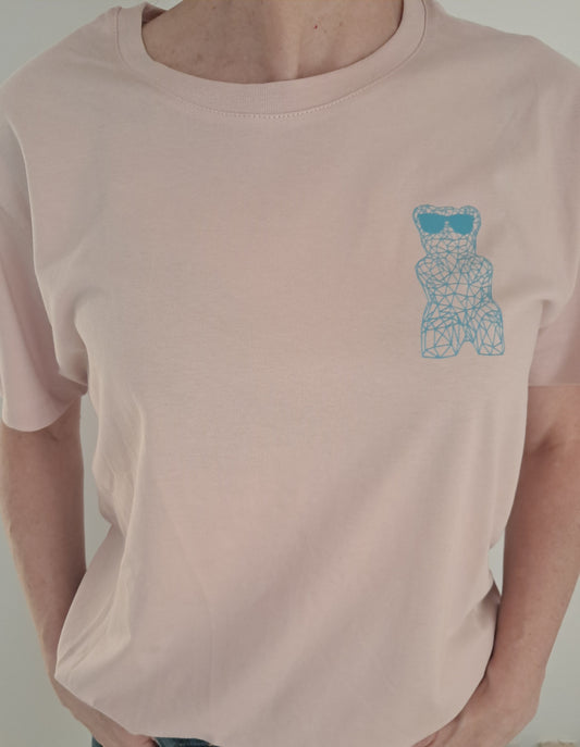 T-SHIRT Classic Femme Soft Rose/Blue