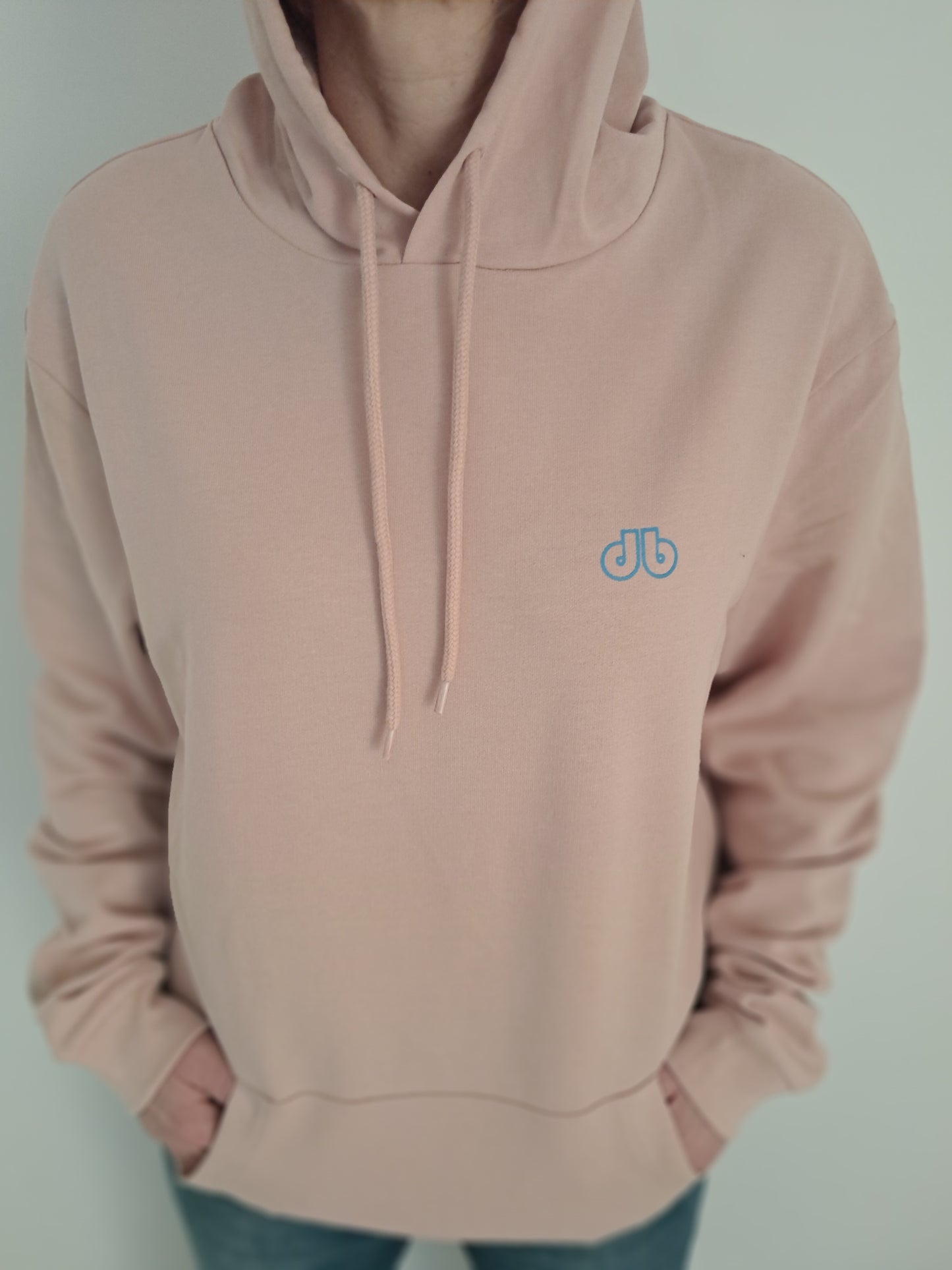 HOODIE Femme Soft Rose/Blue