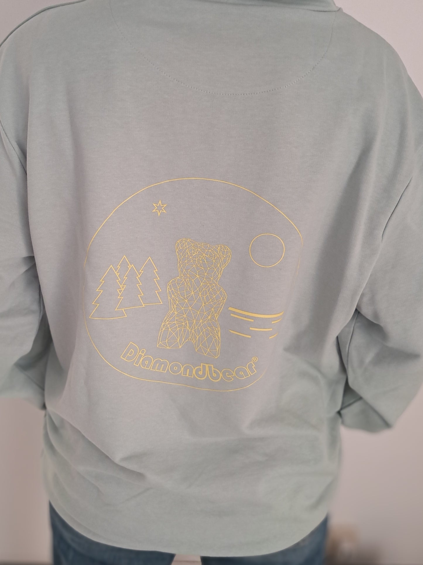 HOODIE Femme Sage/yellow