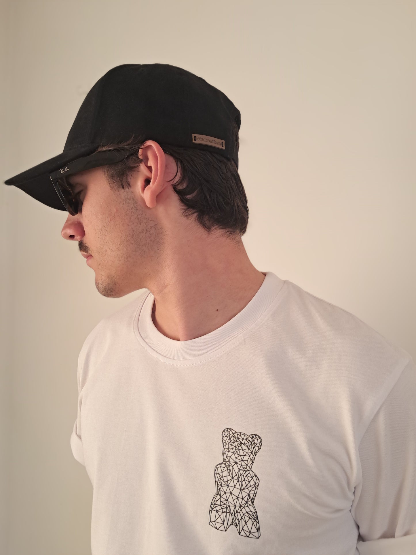 Baseball Cap Faux Suede Black