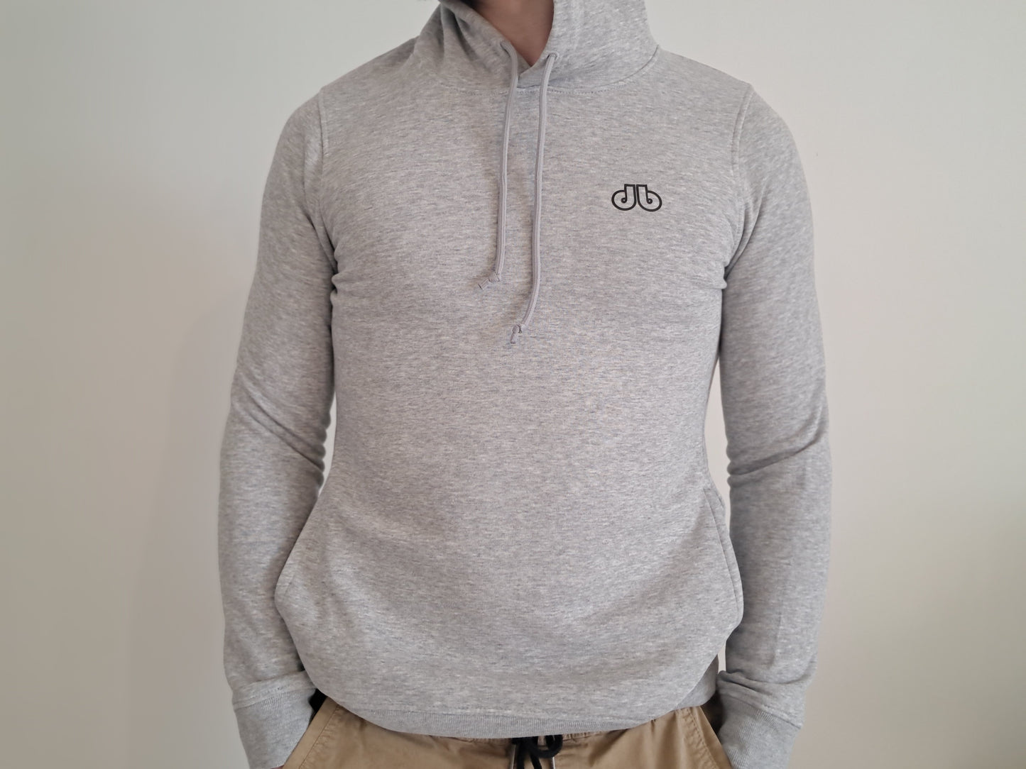 HOODIE Men Heather Grey/Black