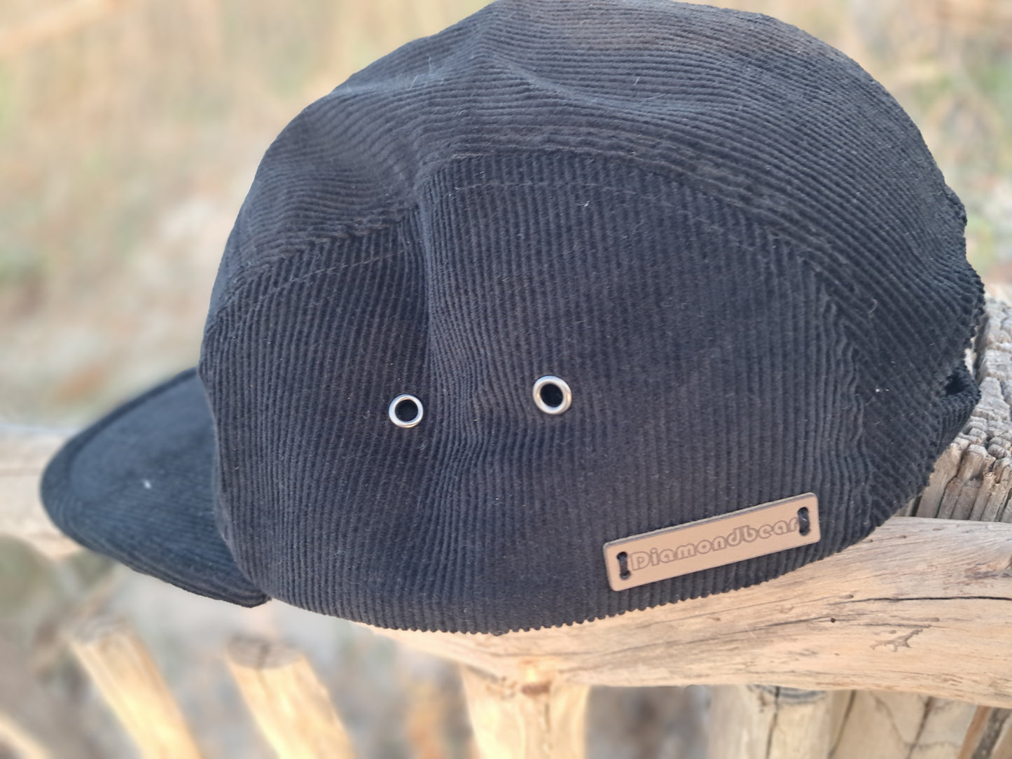 Black Velvet Camper Cap