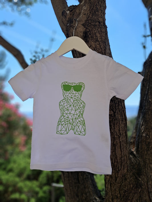 T-SHIRT Kid White / Green