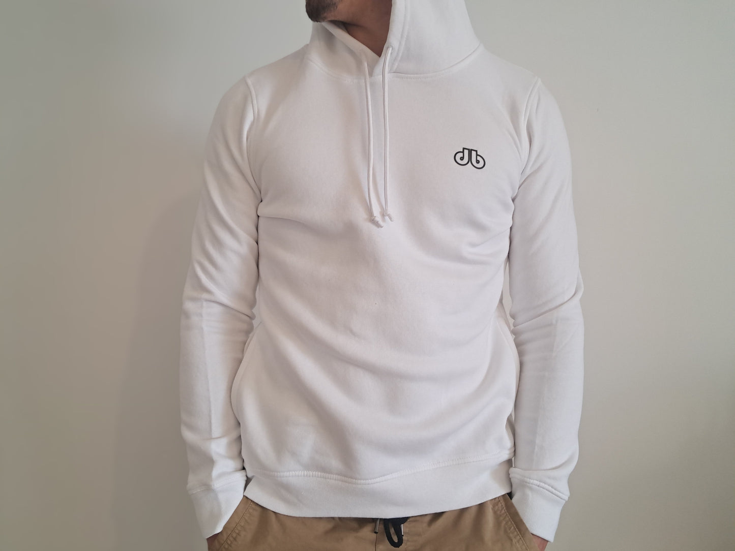 Men's White Hoodie