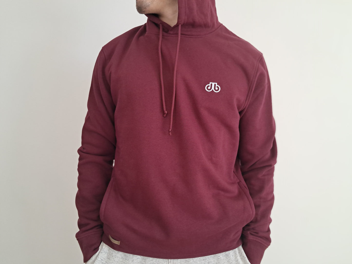 Men's Burgundy Hoodie
