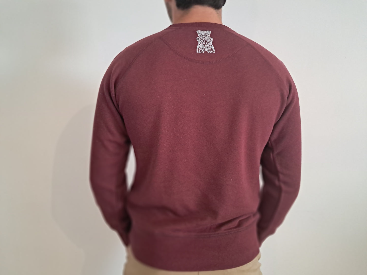 Men's Sweatshirt Wine Heather