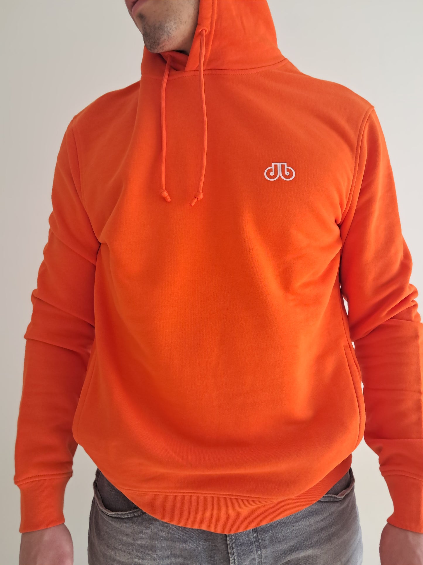 Men's Pure Orange Hoodie