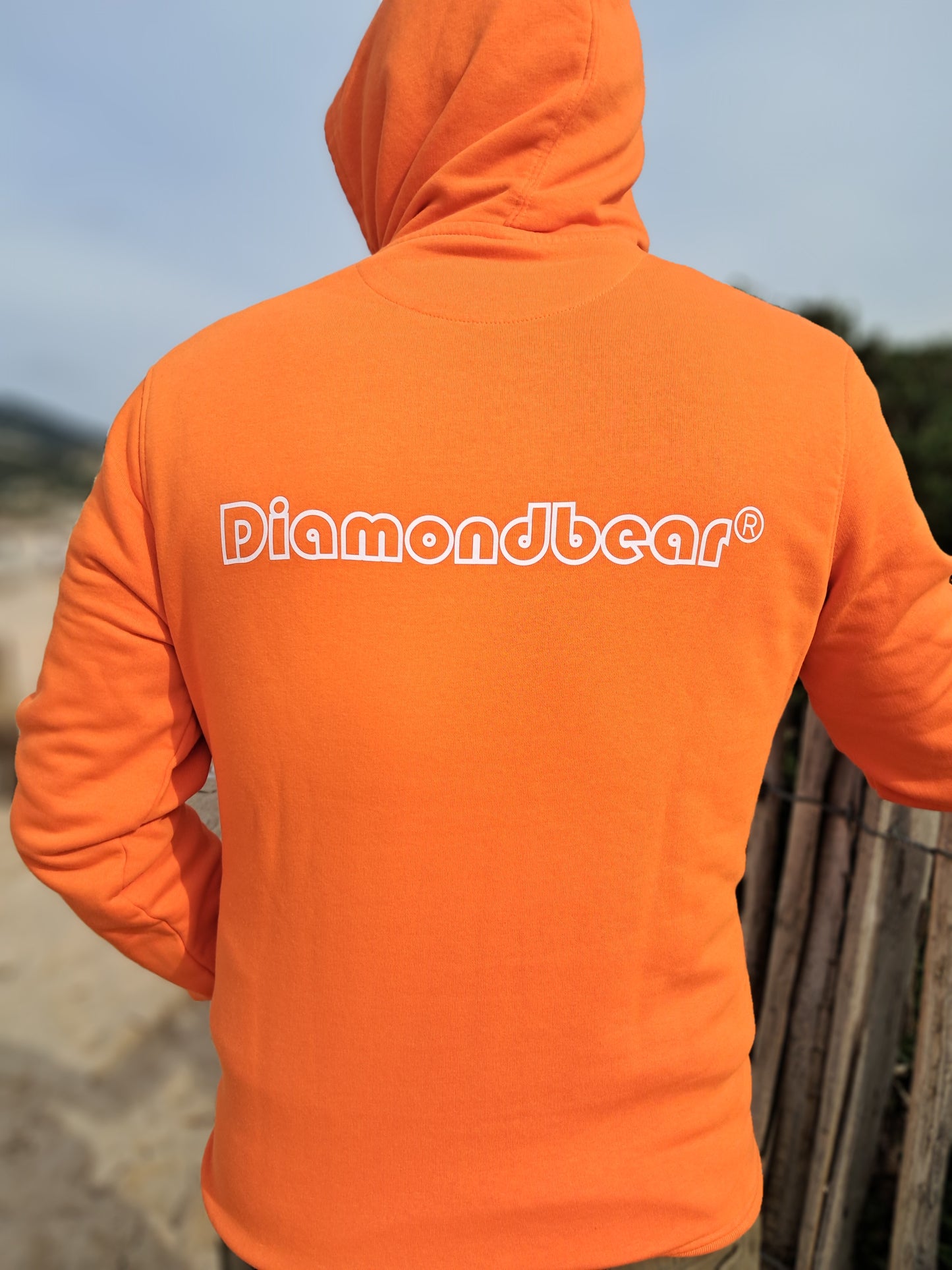 Men's Pure Orange Hoodie