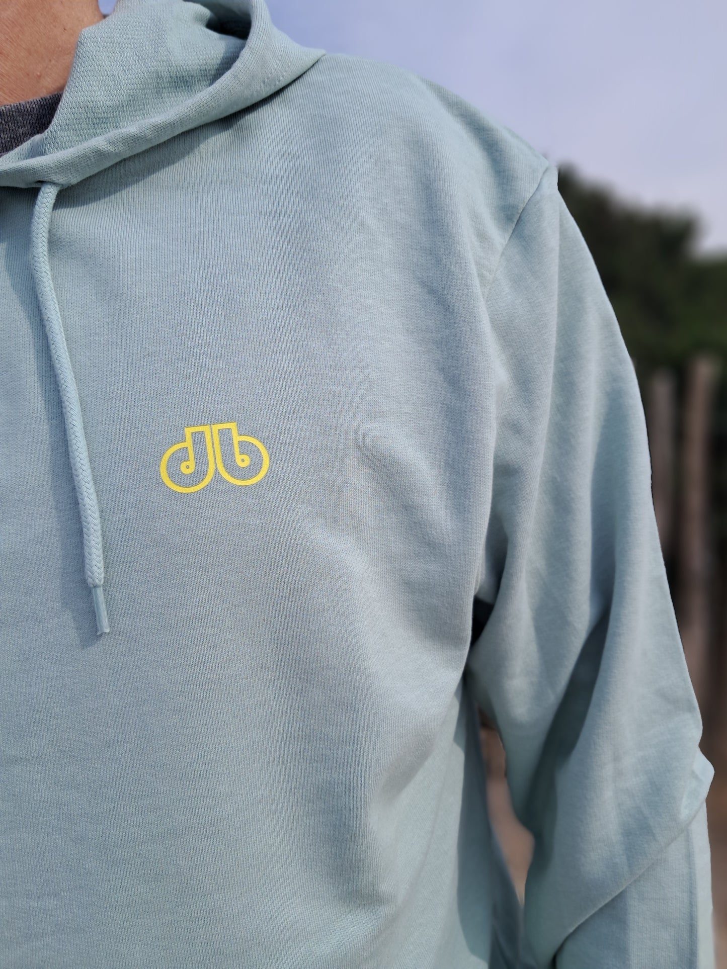 Men's Hoodie Sage/Yellow