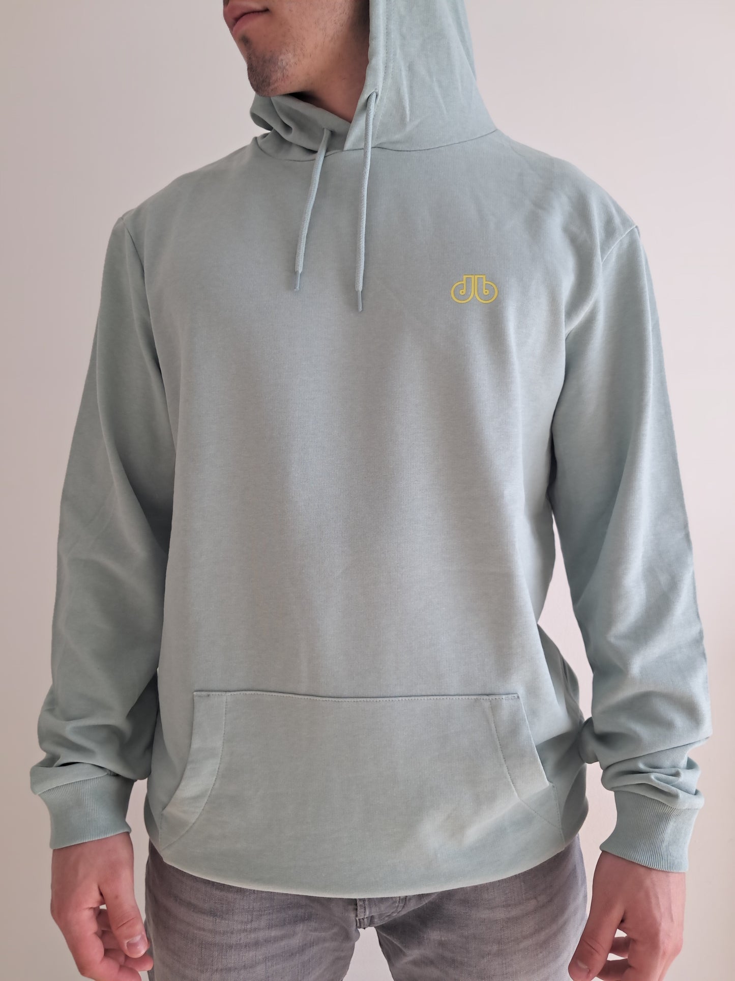 Men's Hoodie Sage/Yellow