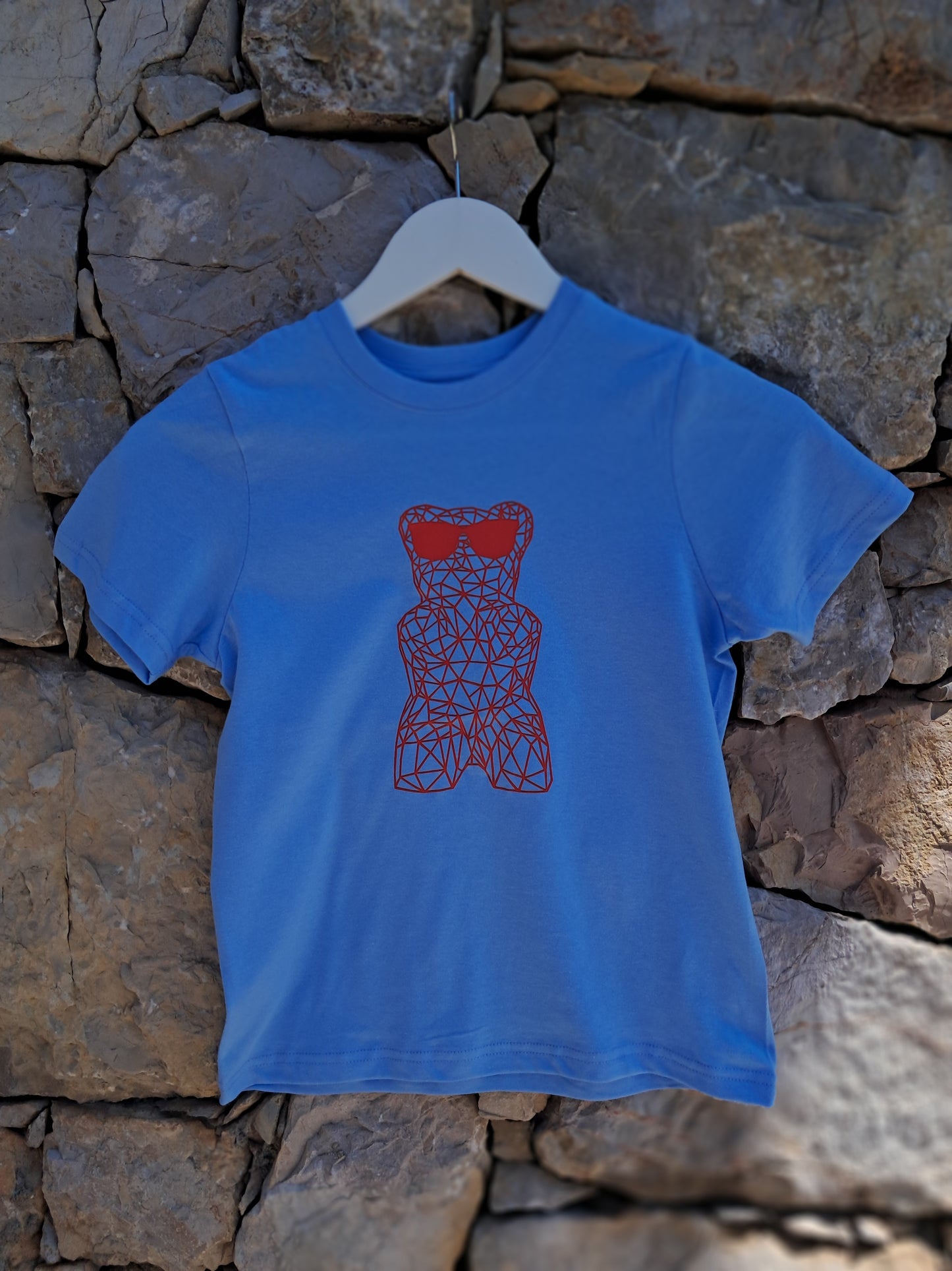T-SHIRT Kid Sky Blue/ Orange