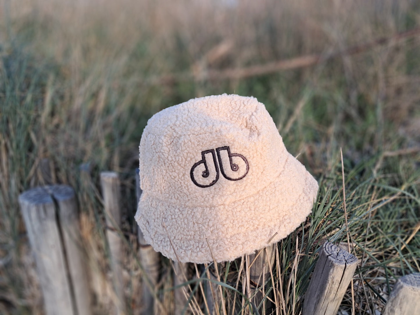 Beige Sherpa Bucket Hat